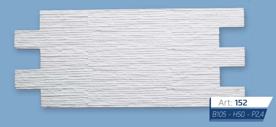 PANNELLO MURALE 3D IN GESSO CERAMICO 152