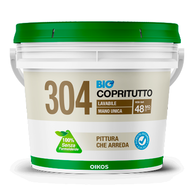 IDROPITTURA SUPERLAVABILE COPRITUTTO OIKOS