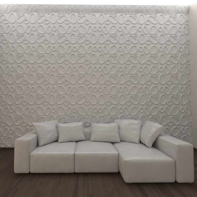PANNELLO MURALE 3D IN GESSO CERAMICO 410