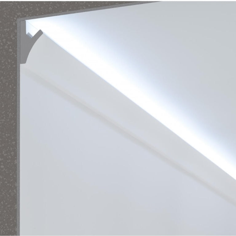 Cornice per led in Gesso per illuminazione indiretta confezione 3 mt. Art.52