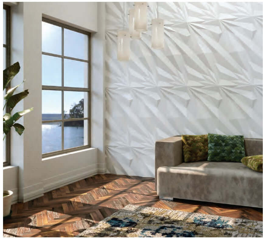 PANNELLO MURALE 3D IN GESSO CERAMICO 558