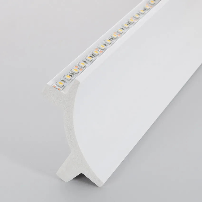 Cornice per led in Gesso per illuminazione indiretta confezione 3 mt.Art.84