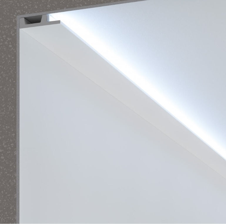 Cornice per led in gesso per illuminazione indiretta confezione 3 mt. Art.85