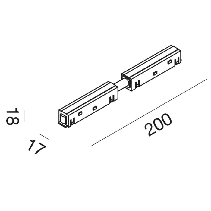 MODULO DI CONNESSIONE ELETTRICA BINARI INCASSO