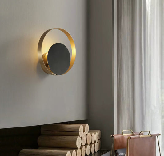 APPLIQUE in ALLUMINIO attacco E27 Art.ECLISSE