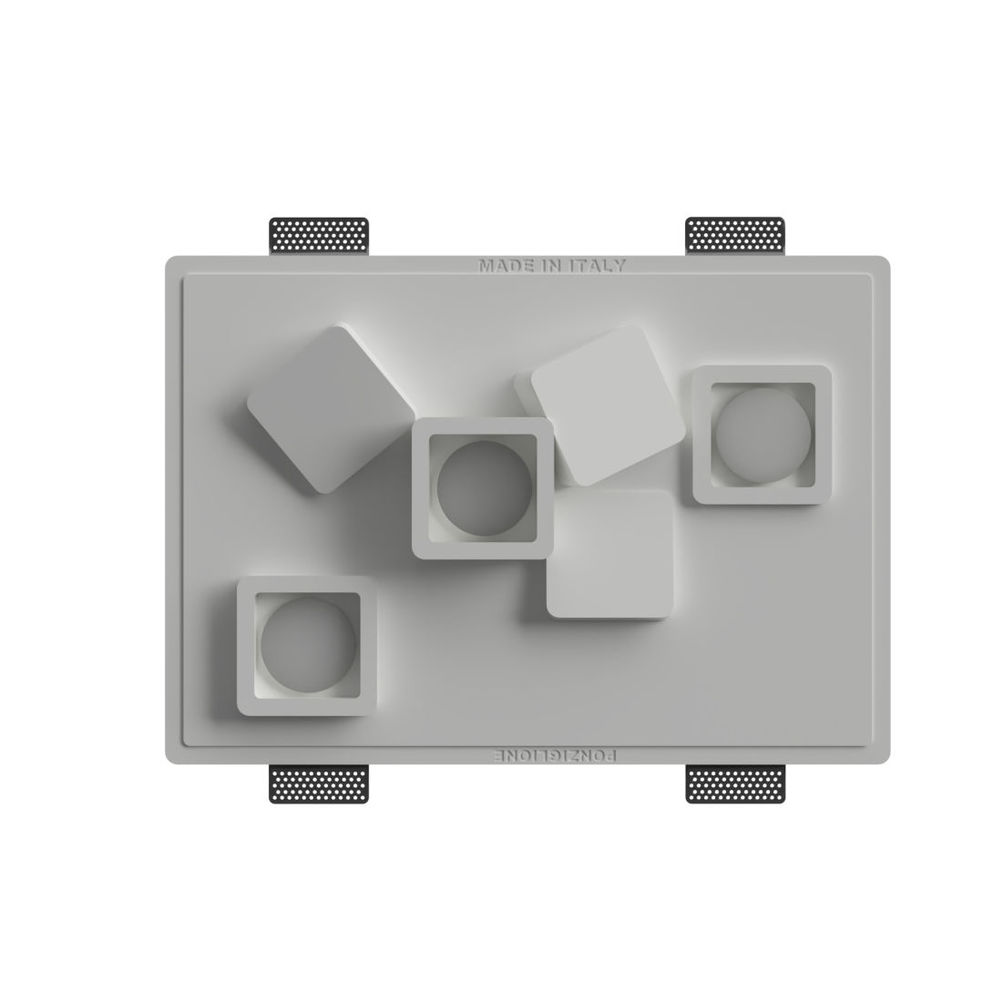 PORTA FARETTO DA INCASSO IN GESSO MOD.ESA