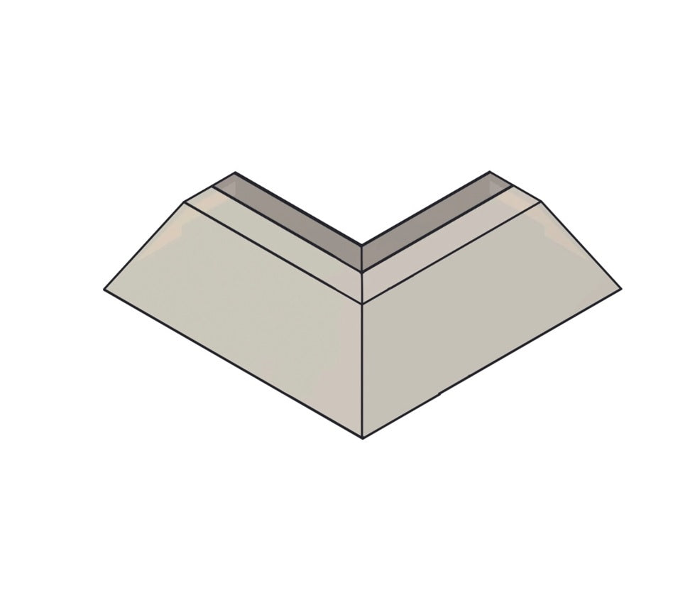 Cartongesso preassemblato Profilo veletta zero in gesso rivestito AL94