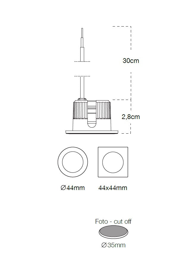 PORTA FARETTO DA INCASSO IN ALLUMINIO Mod.LORD