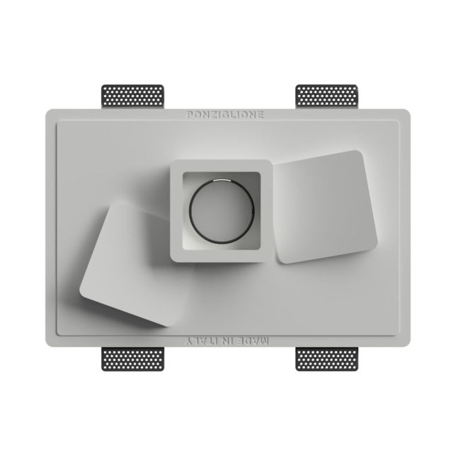 PORTA FARETTO DA INCASSO IN GESSO MOD.TRIS