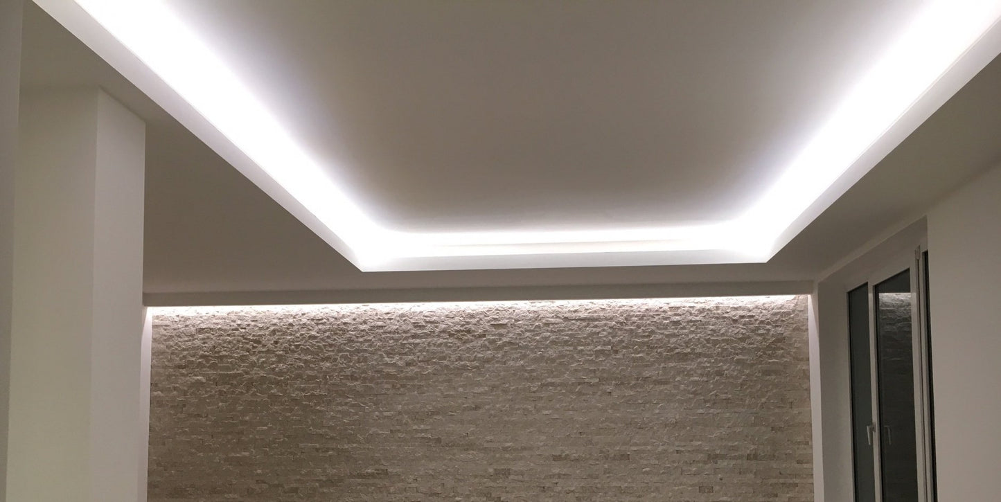 Profilo VELETTA Cartongesso preassemblato in gesso rivestito AL70