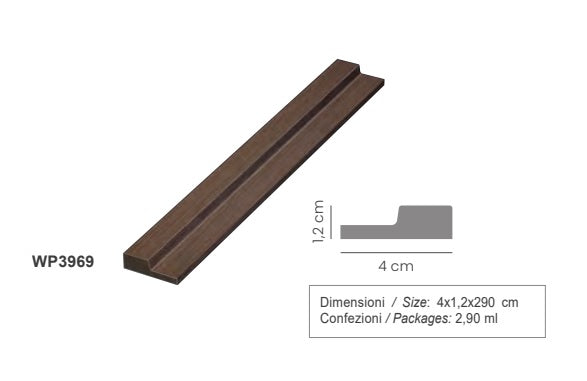 Pannello Doghe LEGNO 3D Acquisto minimo 5pezzi