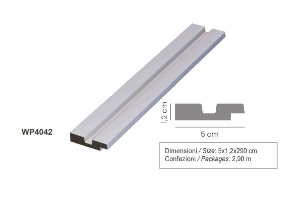 Pannello Doghe LEGNO 3D Acquisto minimo 5pezzi