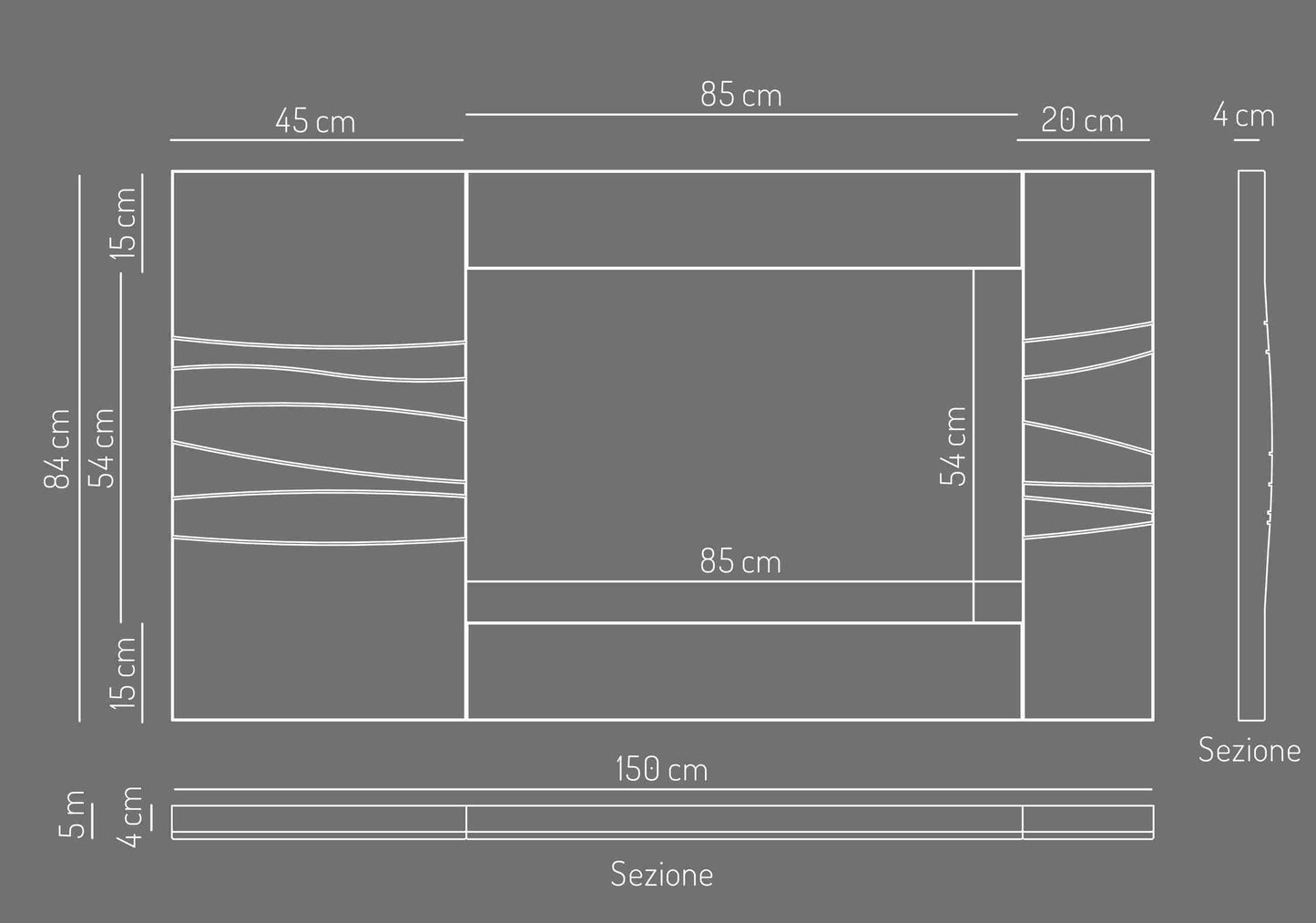 CAMINETTO IN GESSO CD18 LONDRA