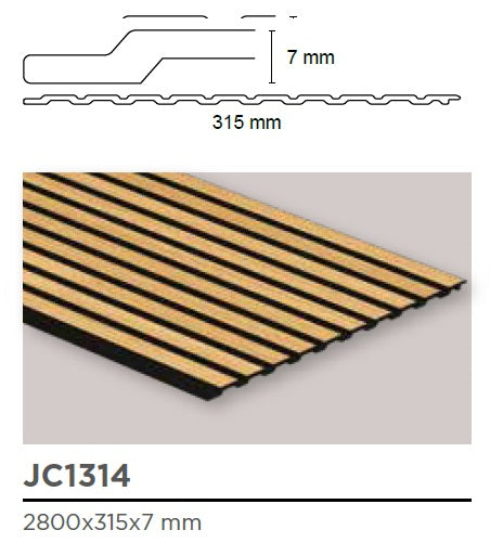 Pannello EFFETTO DOGHE 3D NEW Acquisto minimo 8pezzi