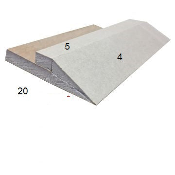 Cartongesso preassemblato Profilo Led sotto veletta in gesso rivestito AL190
