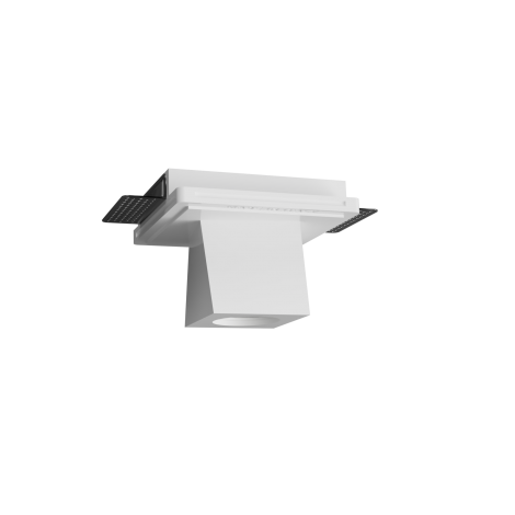 PORTA FARETTO DA INCASSO IN GESSO CUBETTO DISALLINEATO 8CM ART.AL32