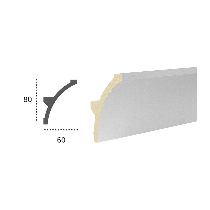 CORNICE IN DURO POLIMERO PORTA LED JX75