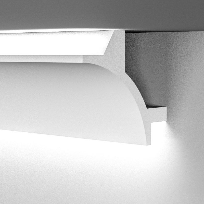CORNICE IN DURO POLIMERO PORTA LED JX87