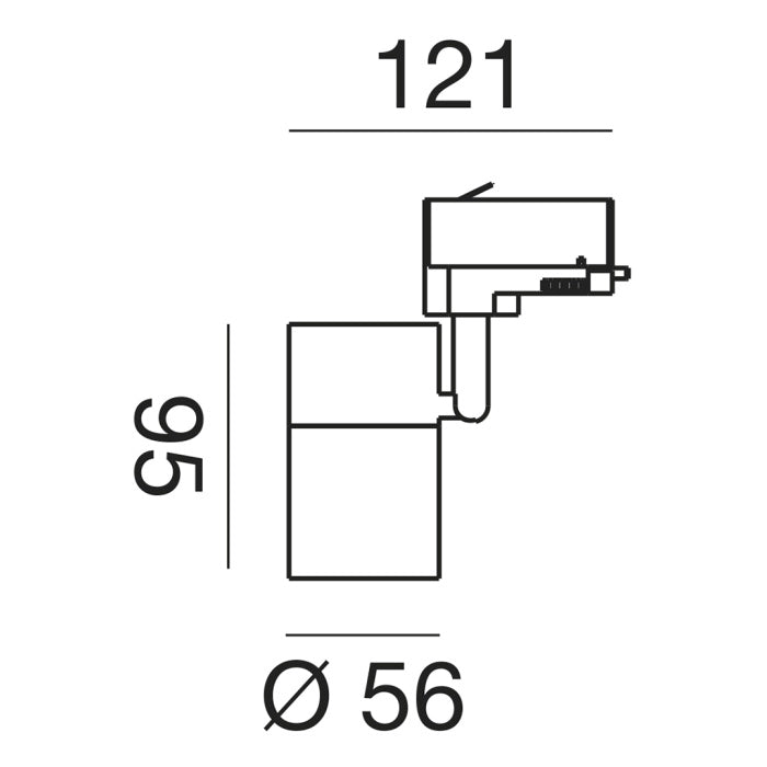 FARETTO LED STANDARD PER BINARIO 48V