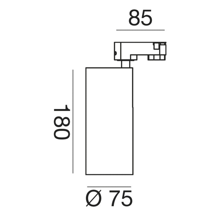 FARETTO LED PER BINARIO 48V