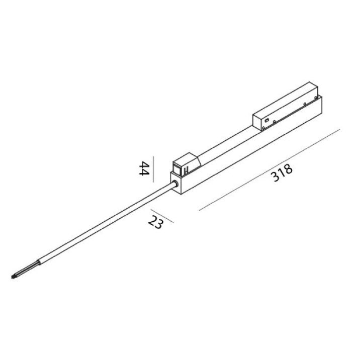 ALIMENTATORE NON DIMMERABILE MAGNETICO