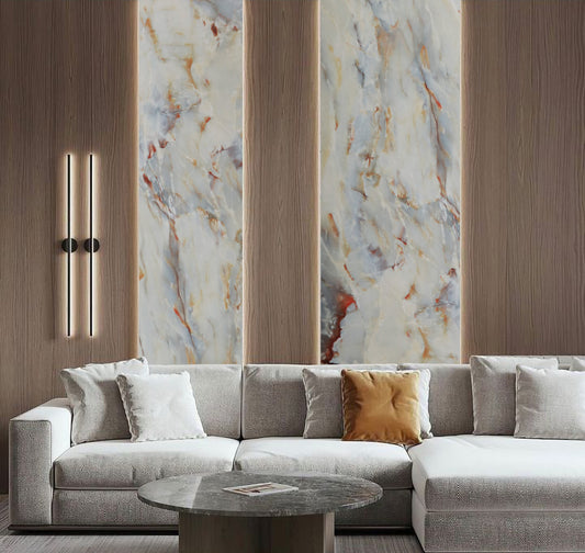 Teschio Decorativo In Resina Con Effetto Marmo Arcobaleno - 14x10x10 Cm, Idea Regalo Gotico - Foto 10