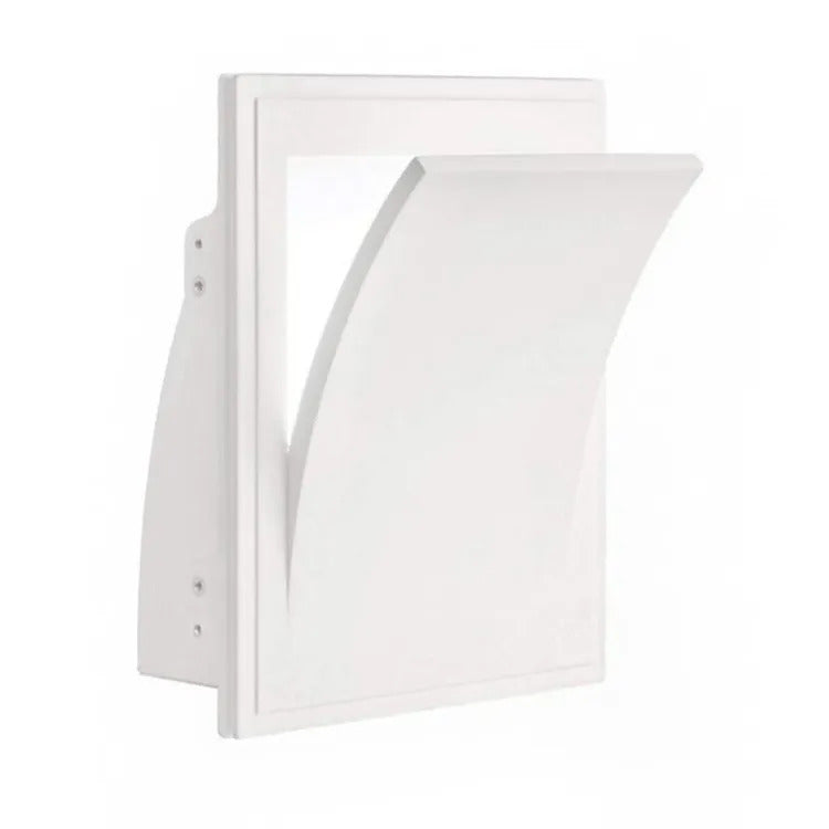 Applique incasso foglio led gesso lampada parete incasso VERNICIABILE attacco E27 Art.AL055