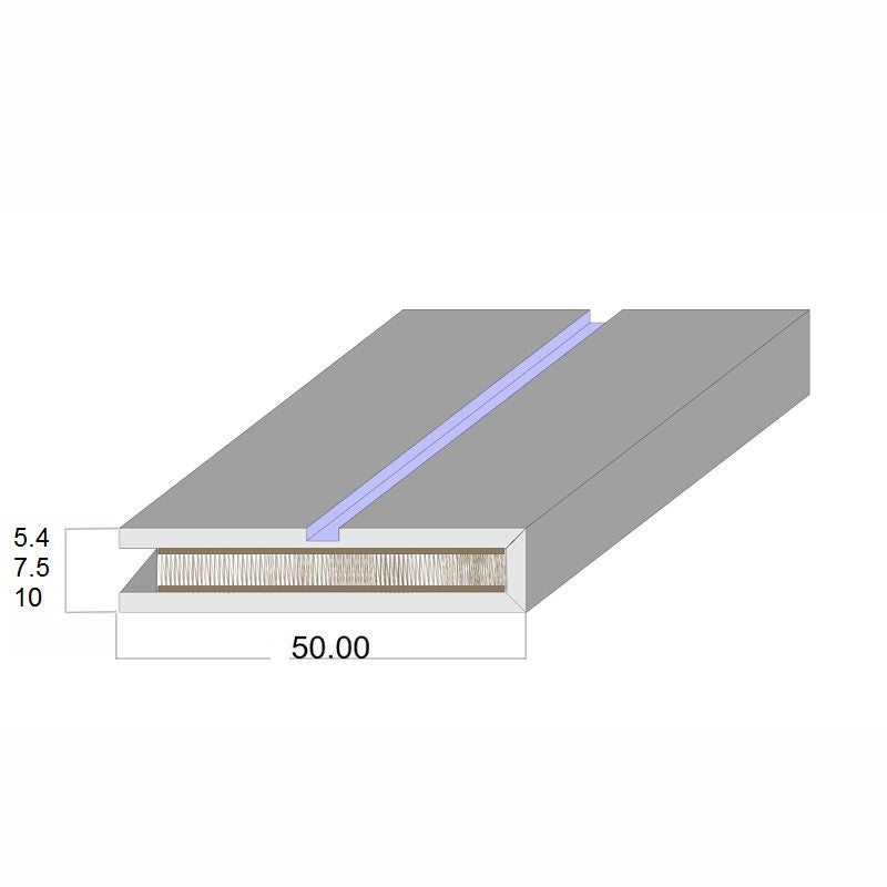 Cartongesso preassemblato Mensola con profilo led per illuminazione AL210