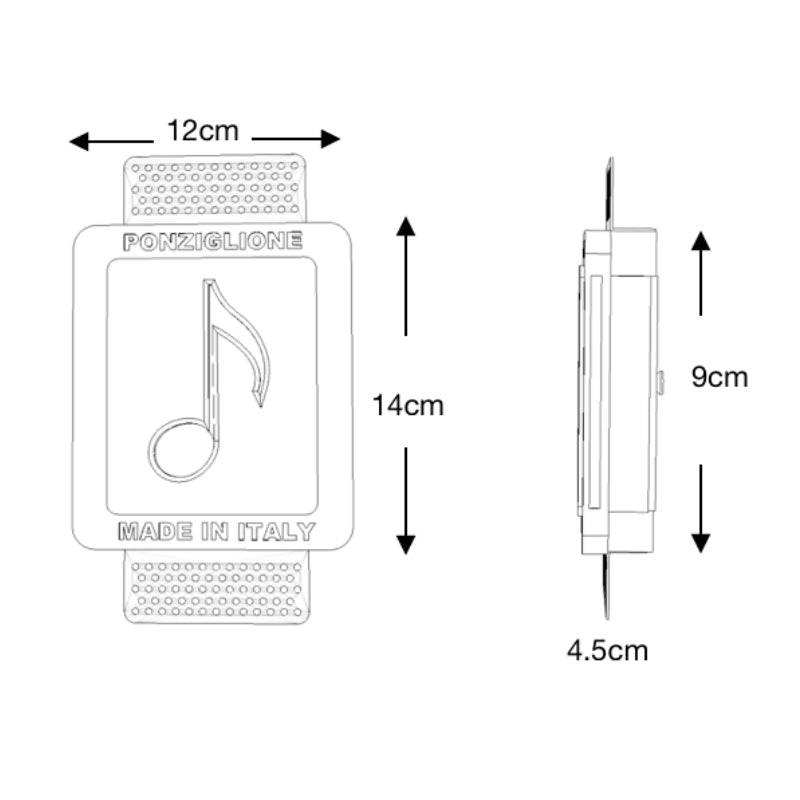 Segnapassi in gesso da incasso A LED 1WATT/2WATT ART.AL1