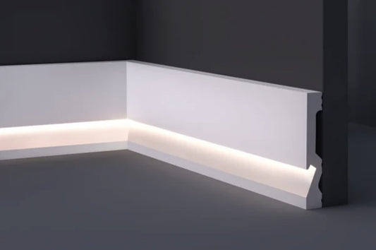 CORNICE BATTISCOPA IN DURO POLIMERO PORTA LED JX181